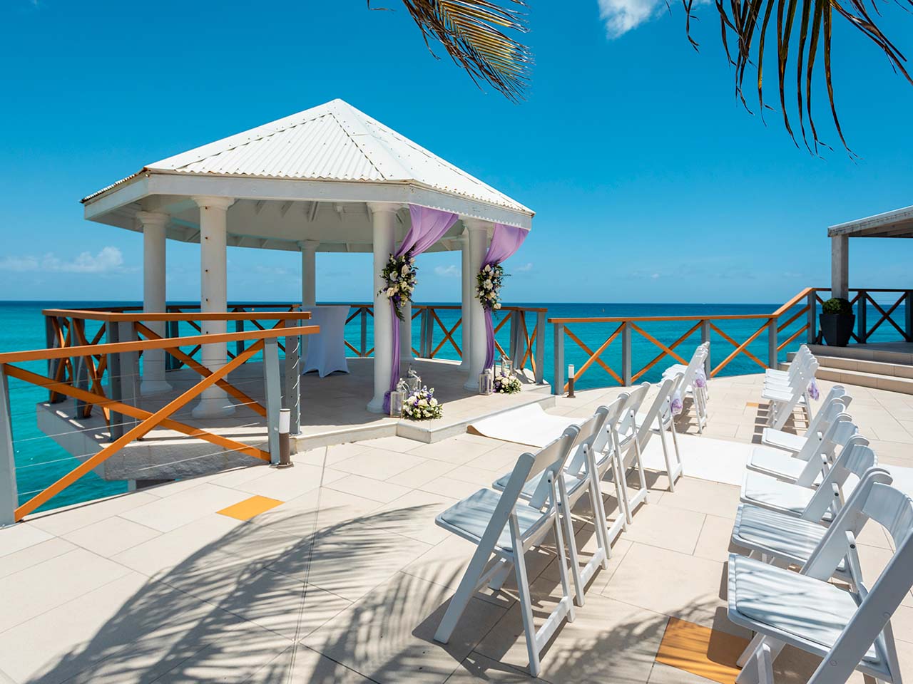 Outdoor events at the point gazebo in st maarten